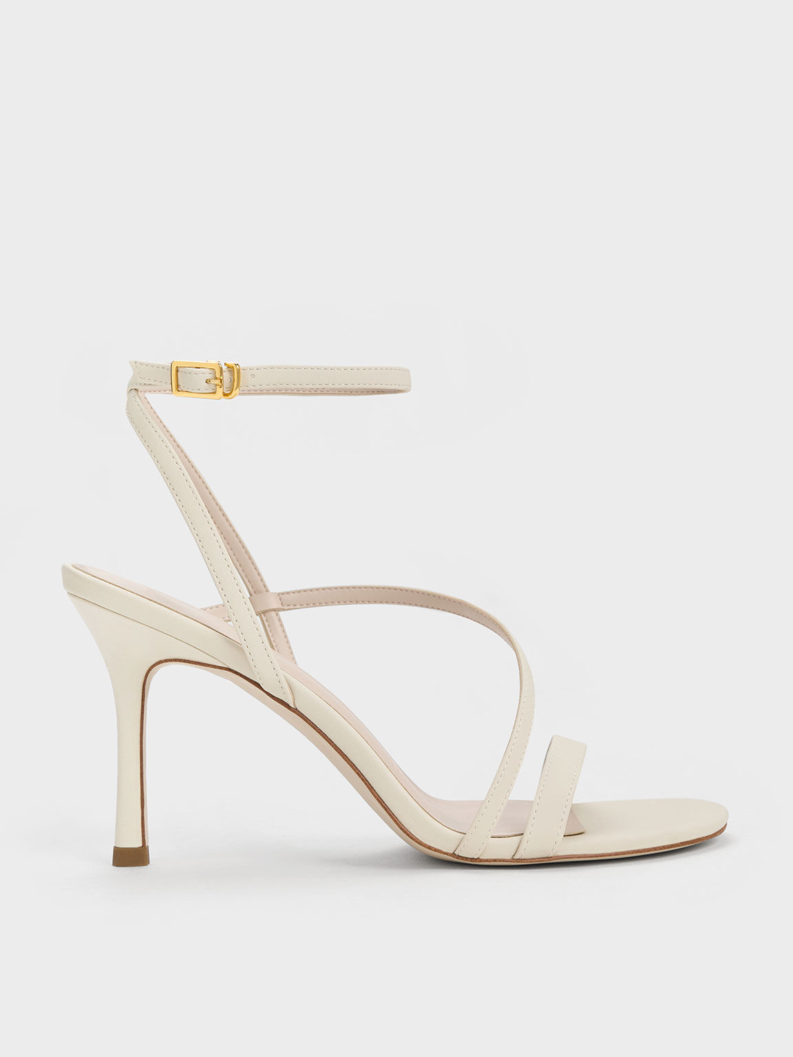 White clearance heeled sandals