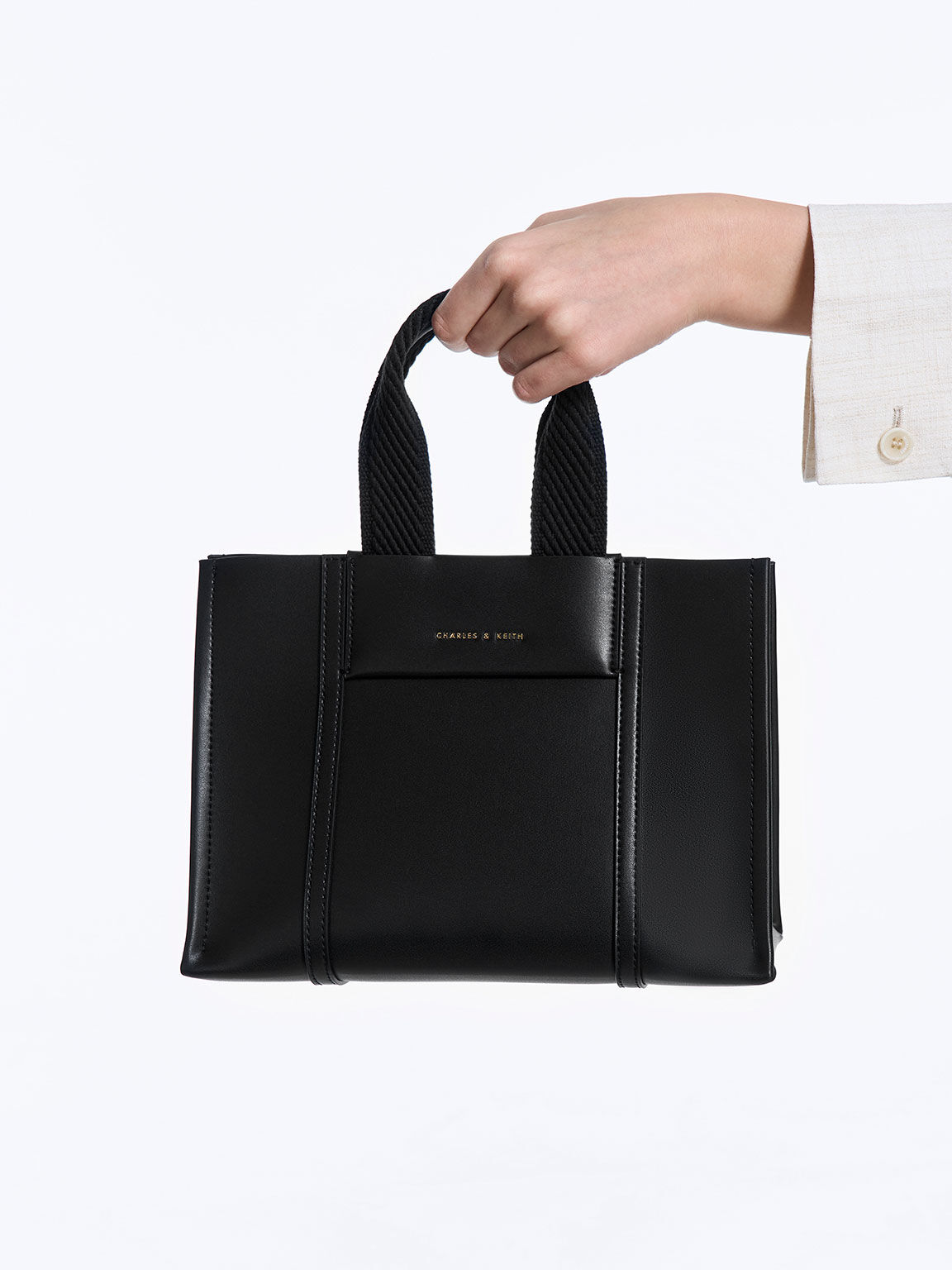 Shoulder Bag Thick Chain Crossbody Handbag 25*8*16 CM Synthetic Leather  Purse