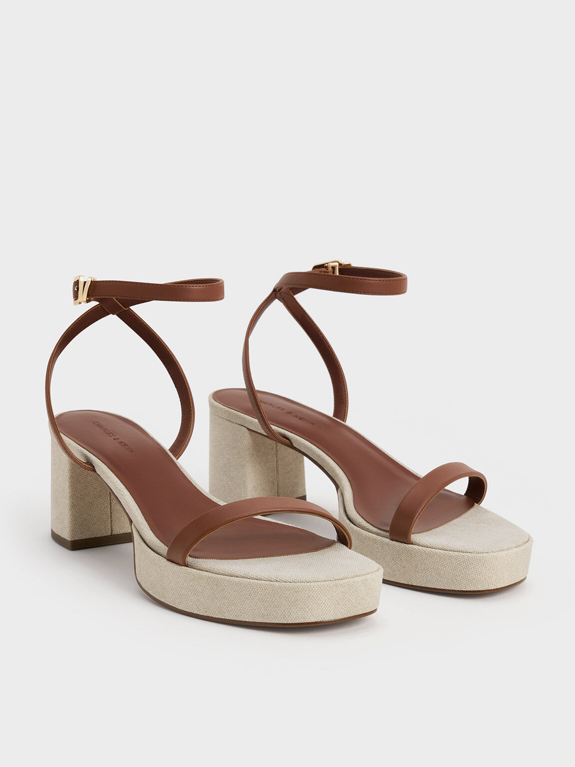 Thin-Strap Block Heel Sandals, Multi, hi-res