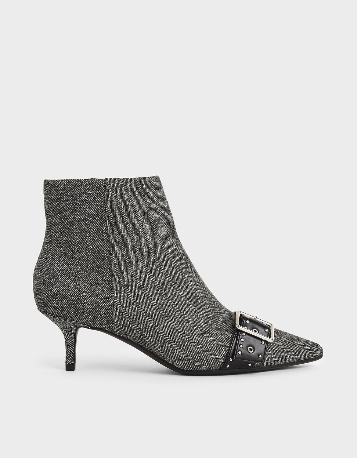 fabric ankle boots