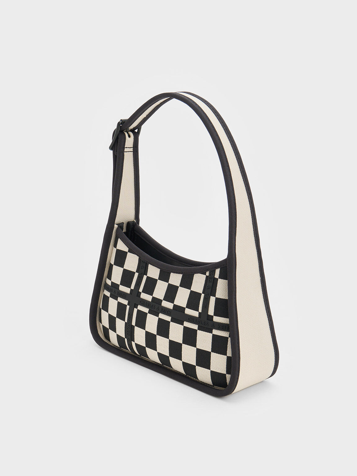 Brown Checkered Clutch – Charli's Boutique