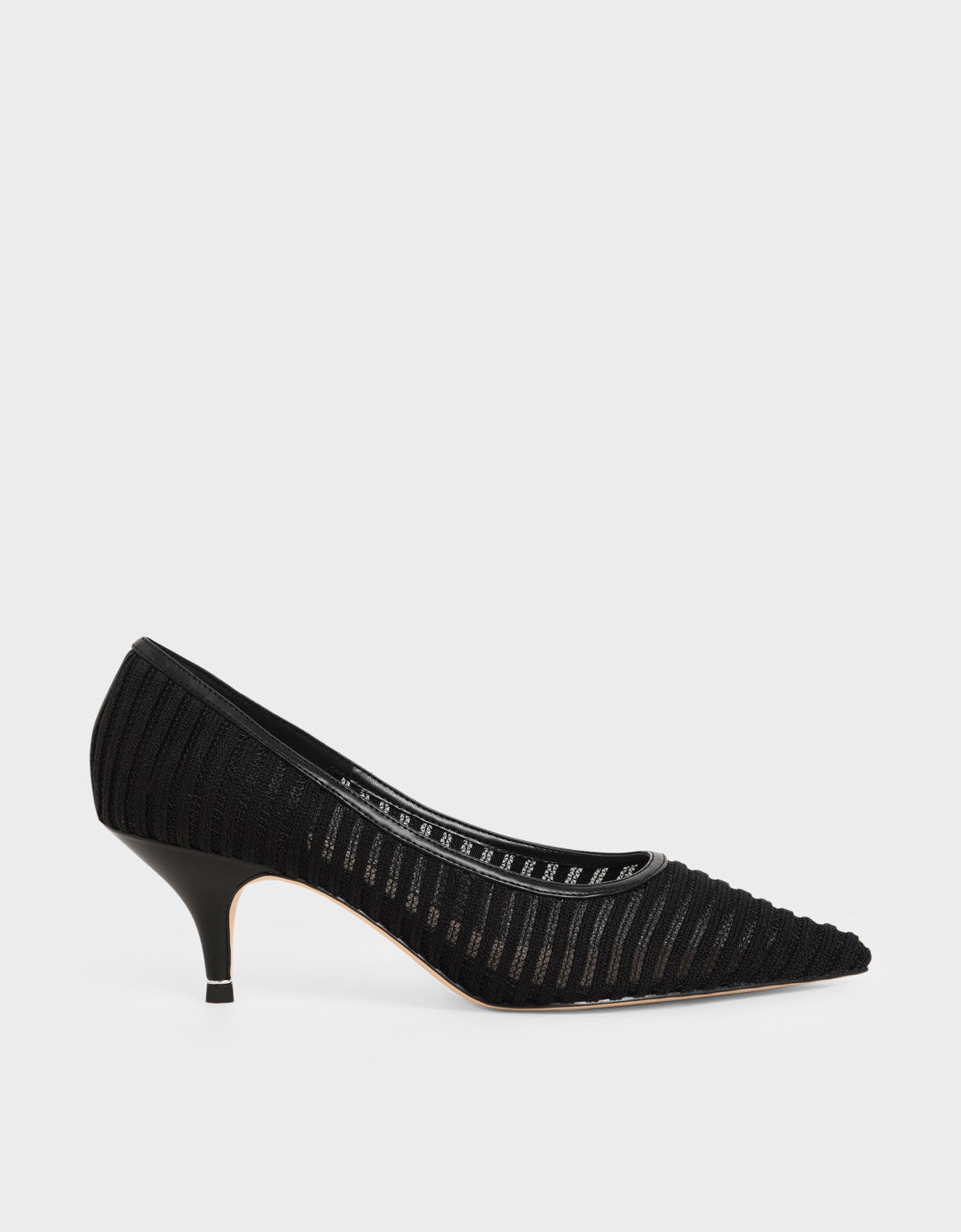 mesh pointed heels