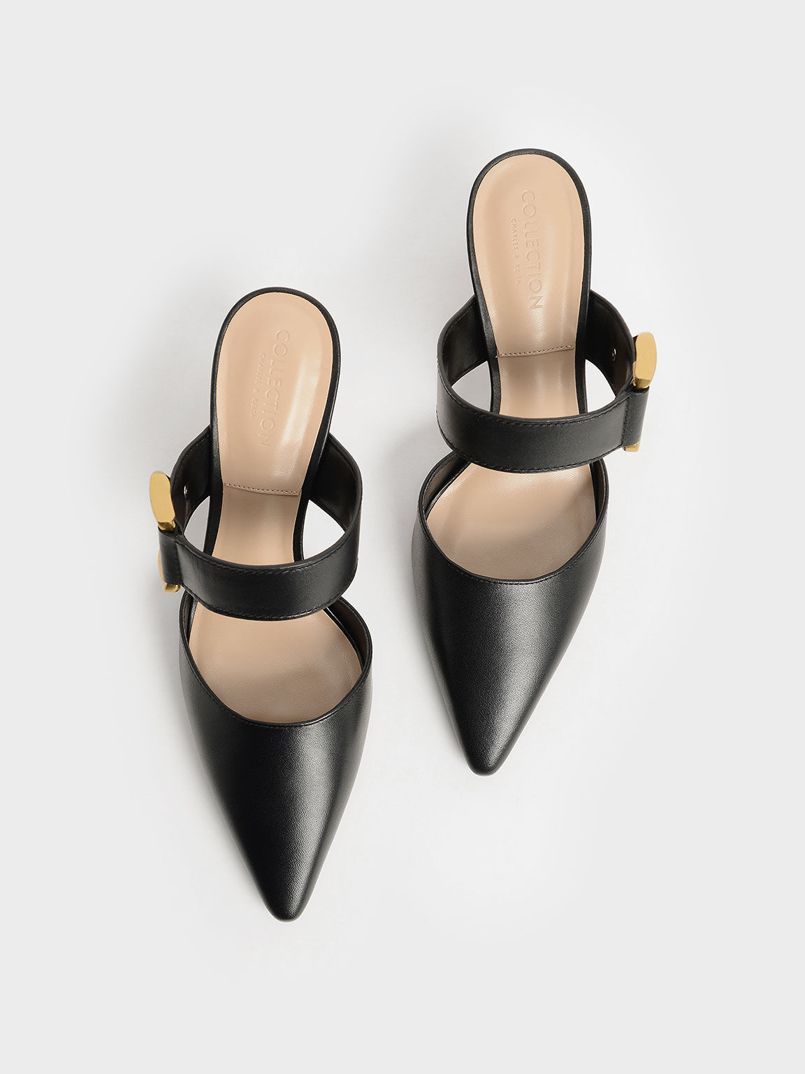 The row gala twist leather clearance mules