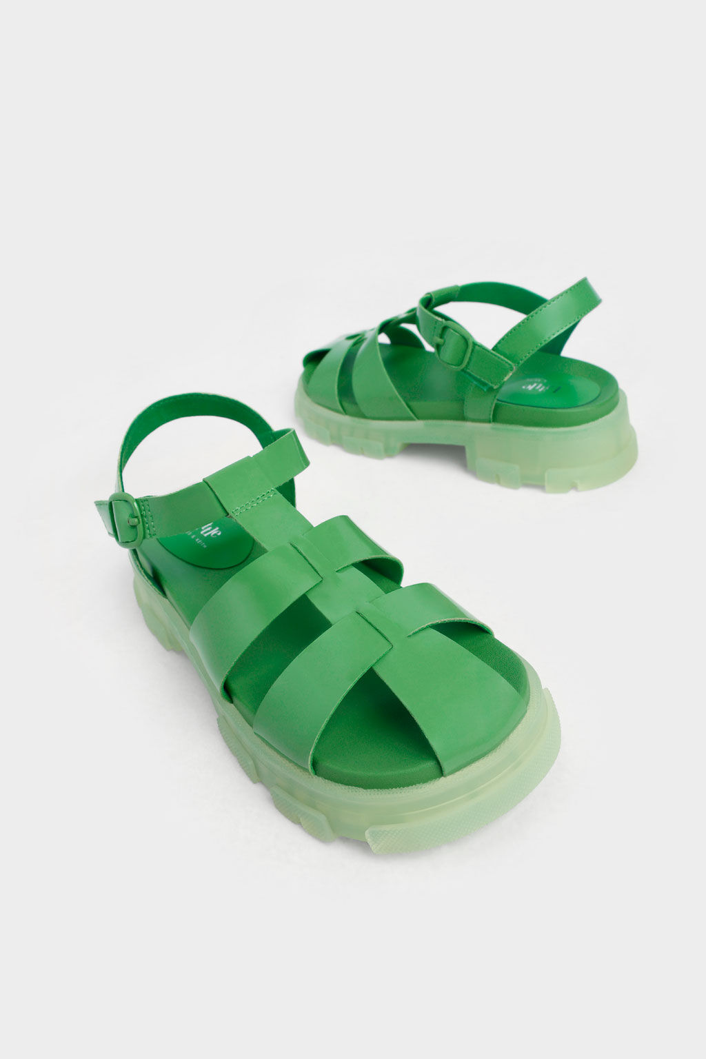 Caged Jelly Sandals - ShopperBoard