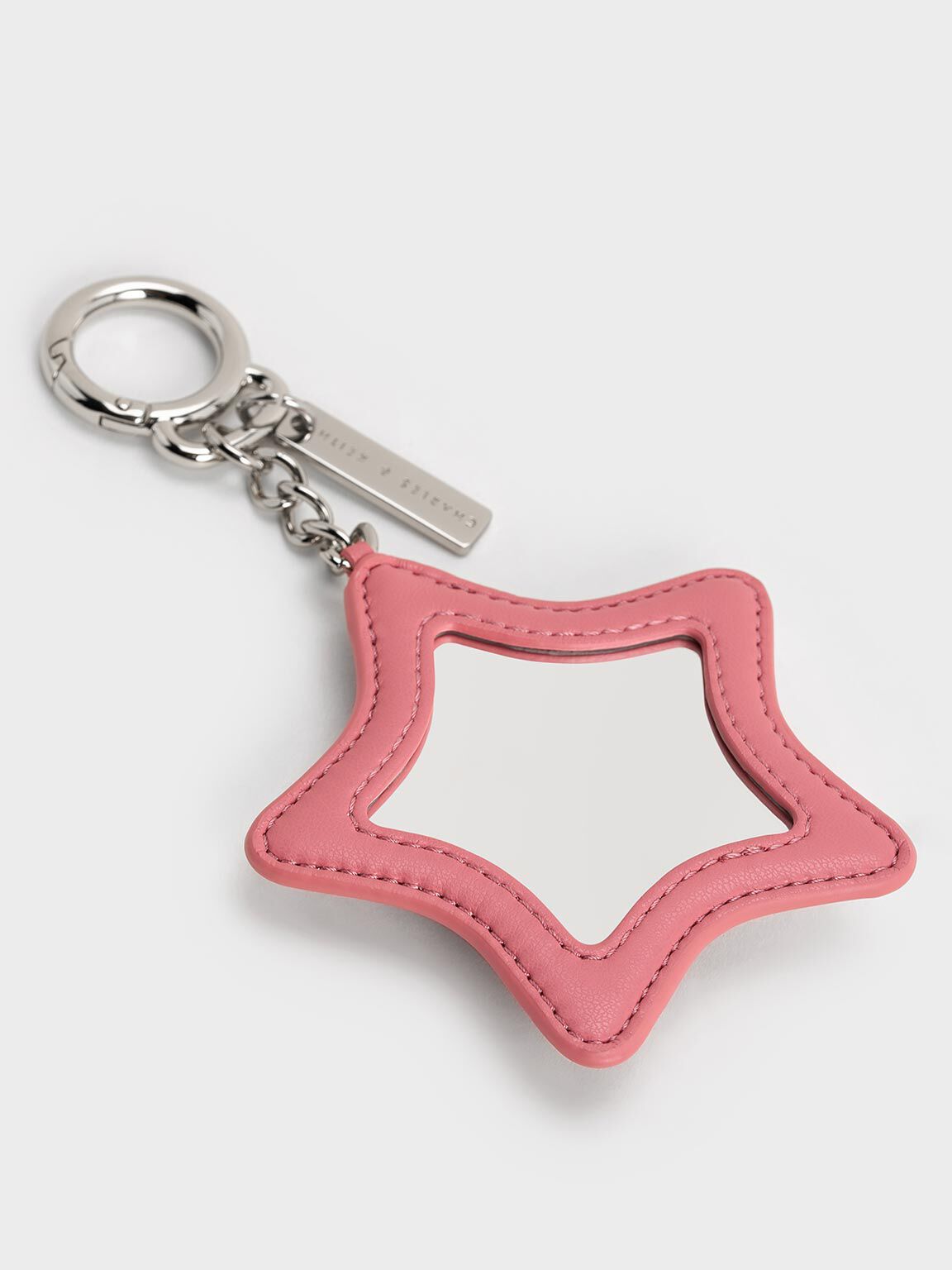 Star Mirror Charm, Pink, hi-res