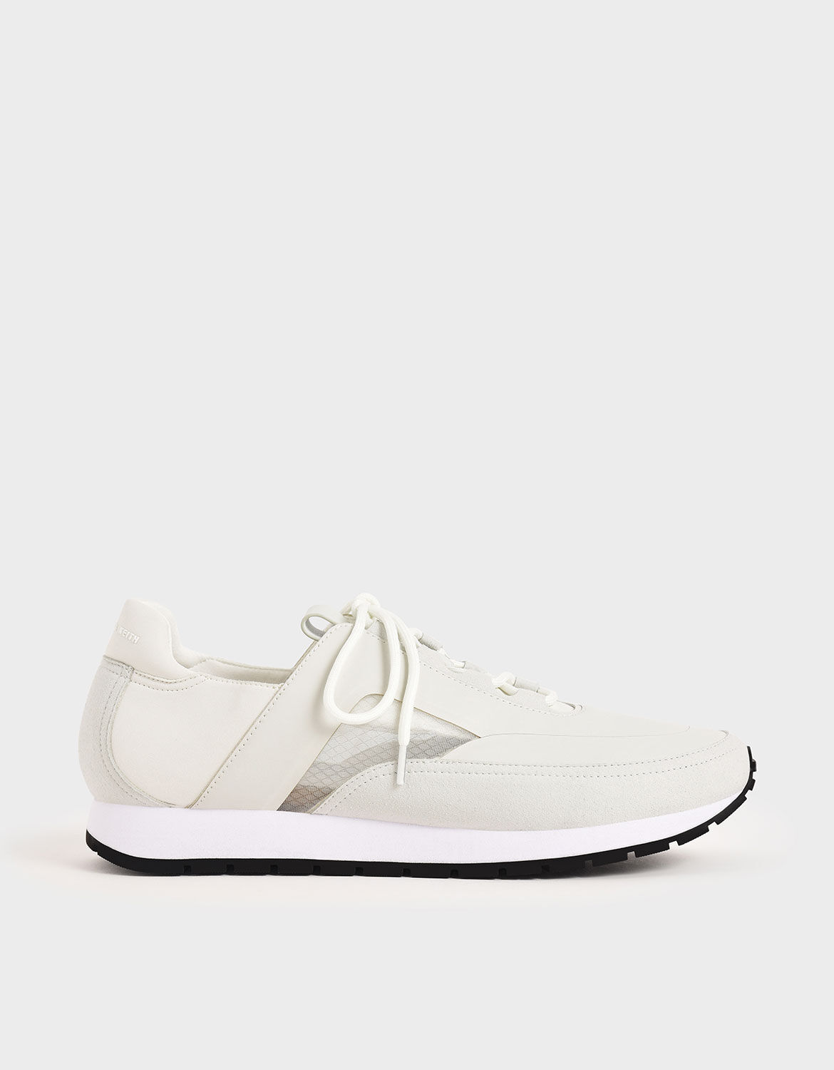 White Lace-Up Trainers | CHARLES \u0026 KEITH US