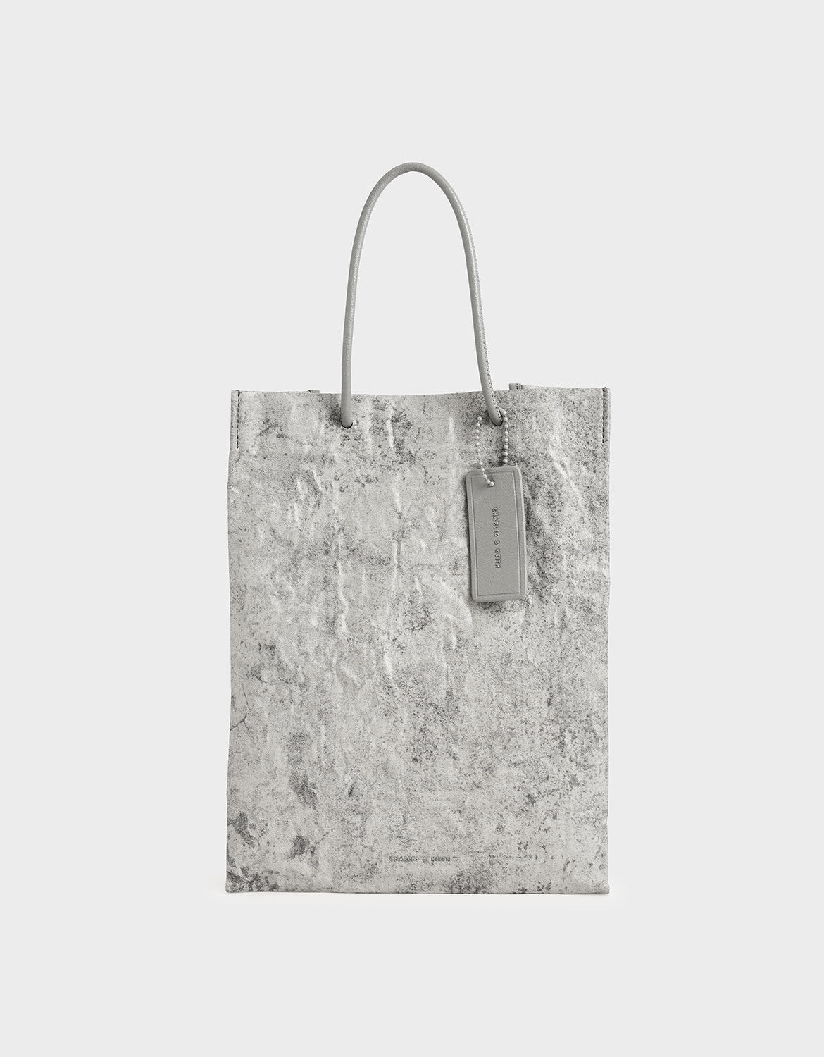 charles & keith textured tote bag