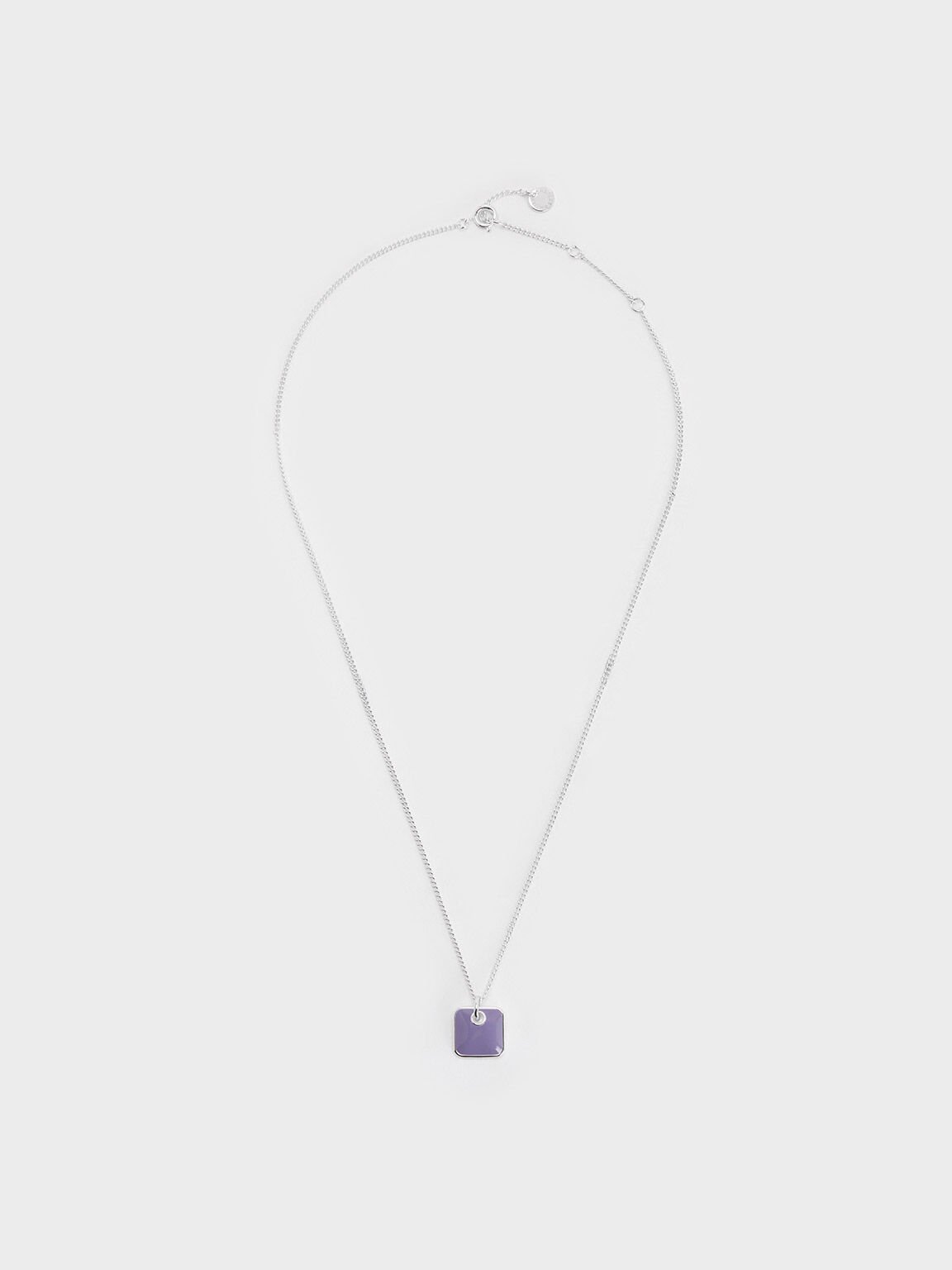 Ellowyn Square Necklace, Lilac, hi-res