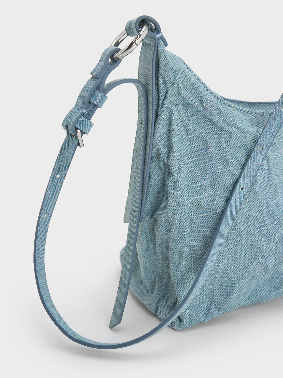 Lark Denim Hobo Bag, Denim Blue, hi-res