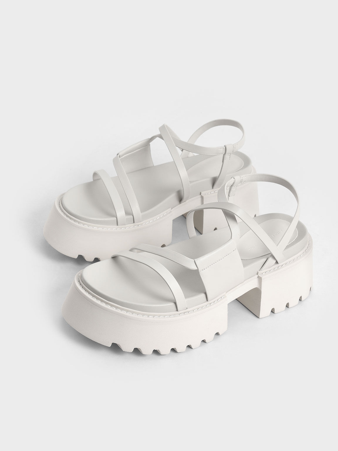 Koi Footwear CHUNKY - Platform sandals - white - Zalando.co.uk