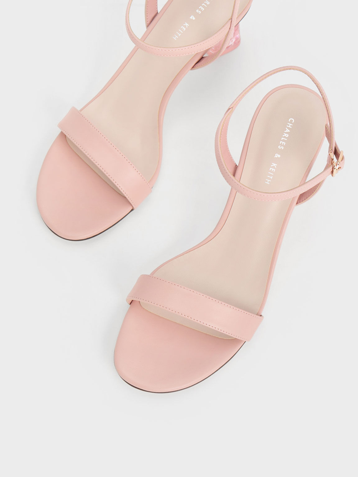 Suede Cross-Over Block Heel Sandals Pink | Women's Shoes | Monsoon Global.