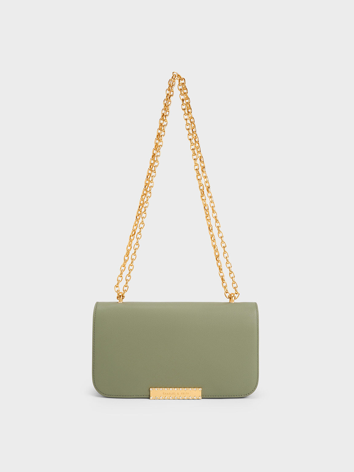 Circle Bag LOUIS Sage Green Organic Cotton 