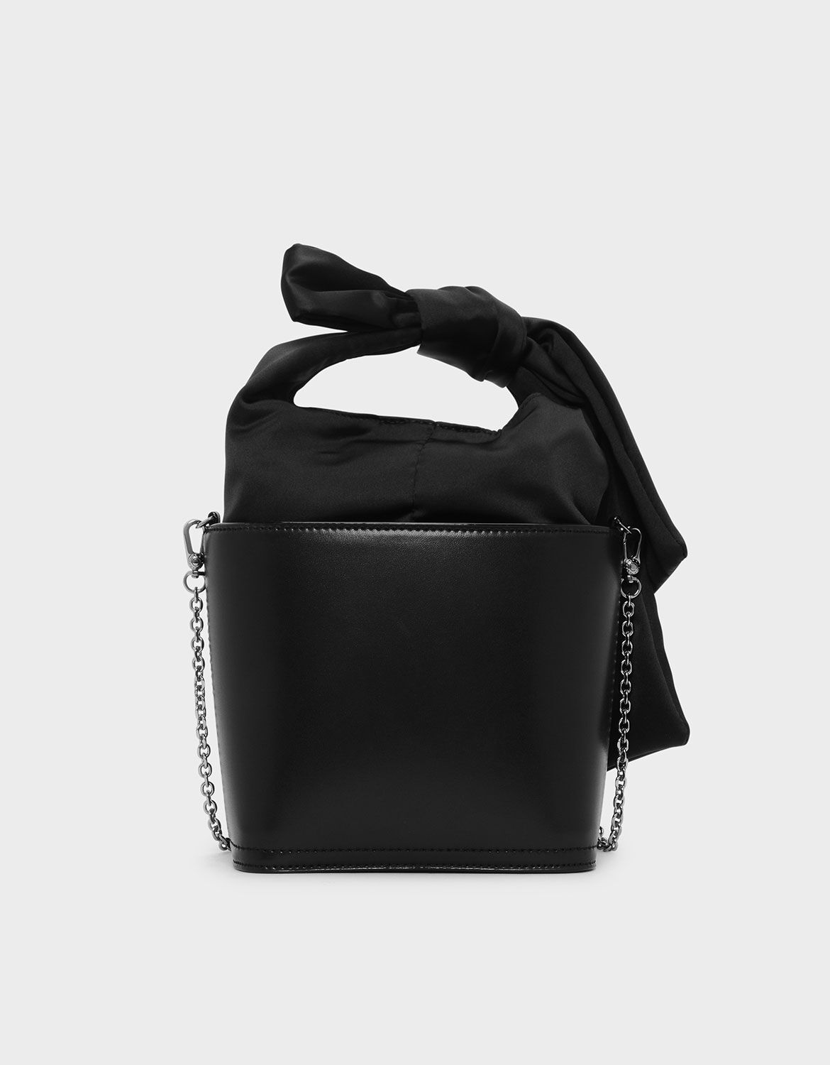 charles and keith bow detail clutch