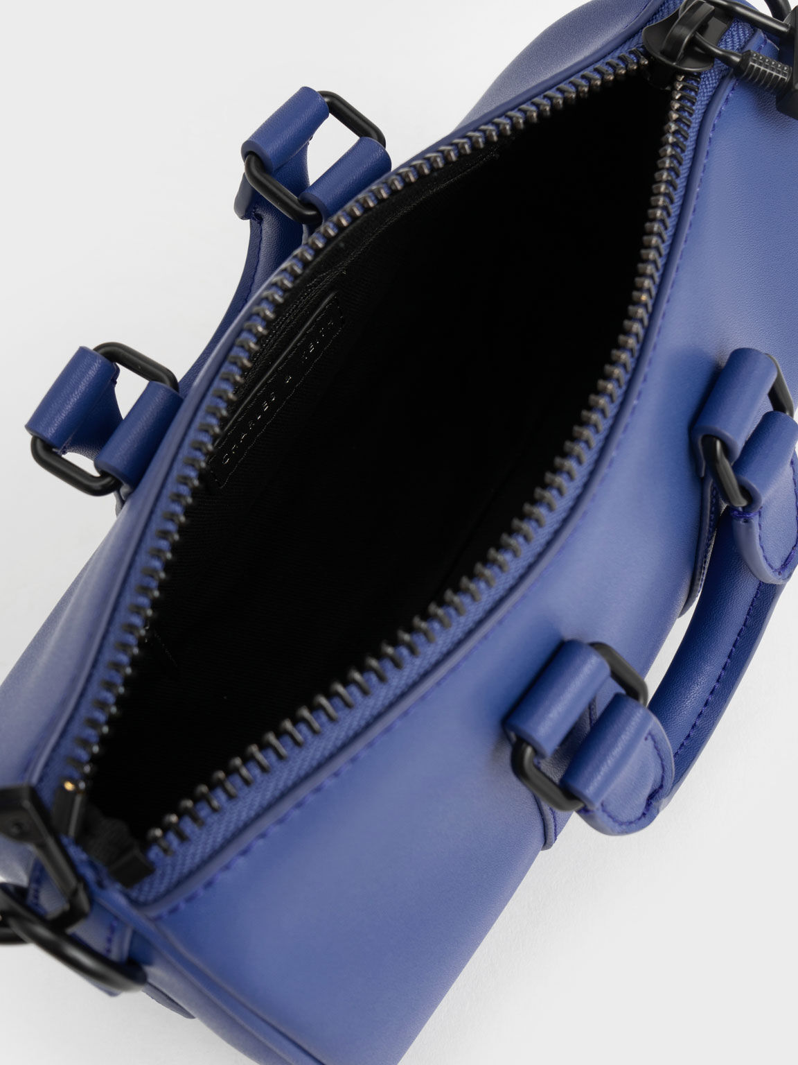 Blue Balta Chain-Link Bowling Bag - CHARLES & KEITH CA