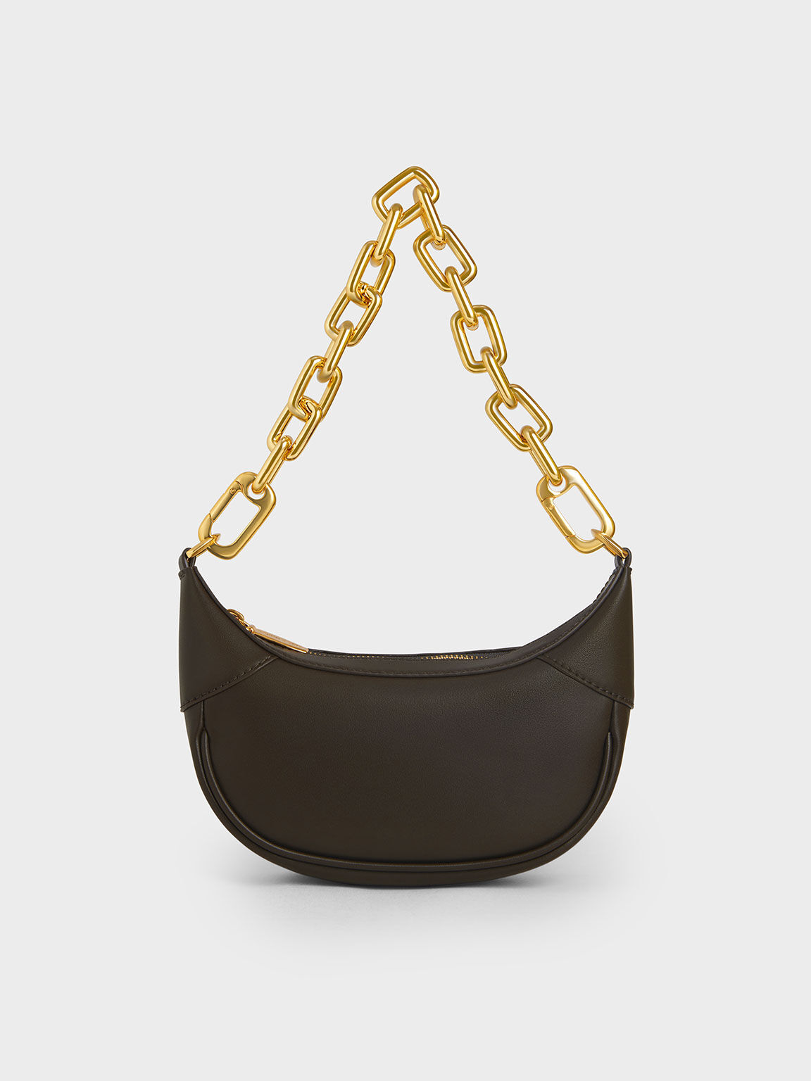 NEW ARRIVAL Charles & Keîth Double handle Chain Top Handle bag