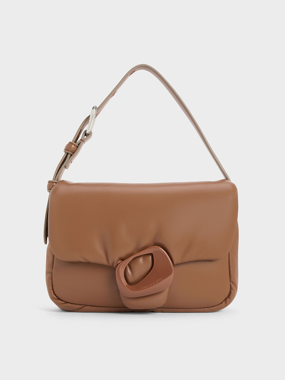 Moore Padded Shoulder Bag, Tan, hi-res