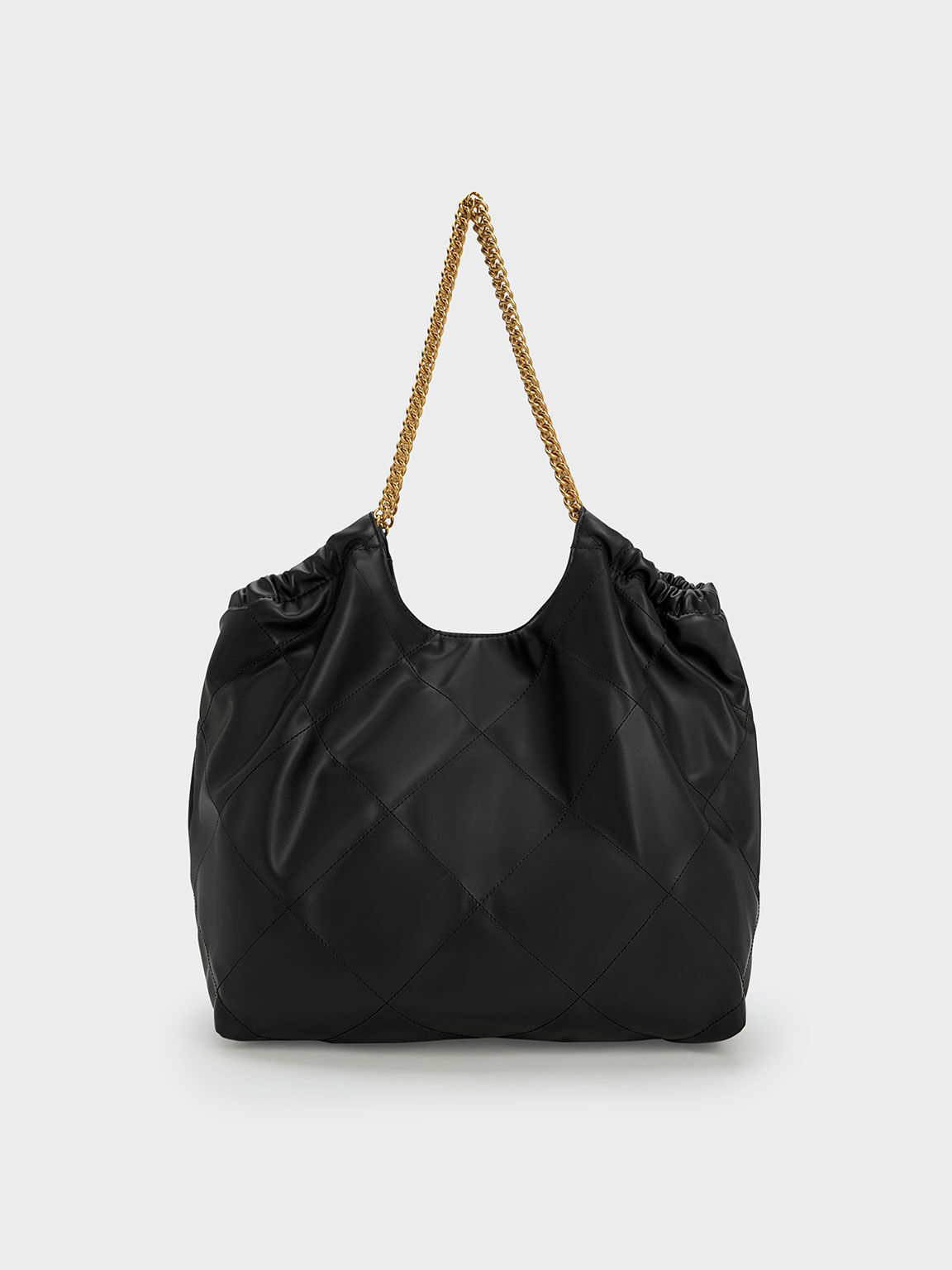 Bethel Chain Handle Tote Bag, Black, hi-res