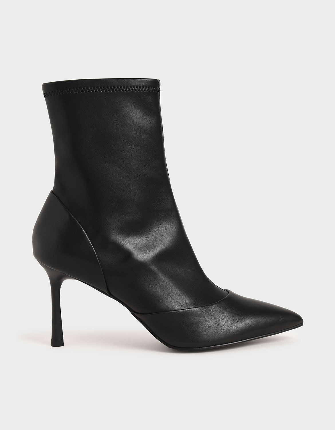 black ankle boots without heel