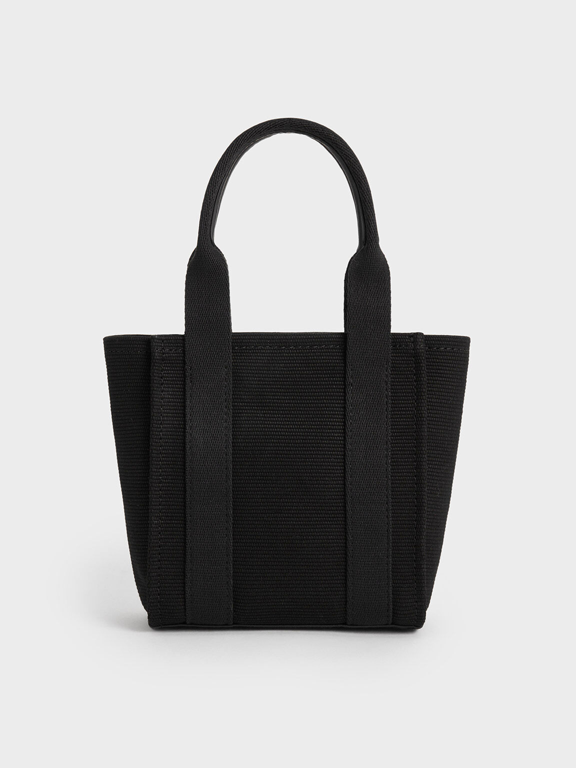 Mini Kay Canvas Tote Bag, Noir, hi-res