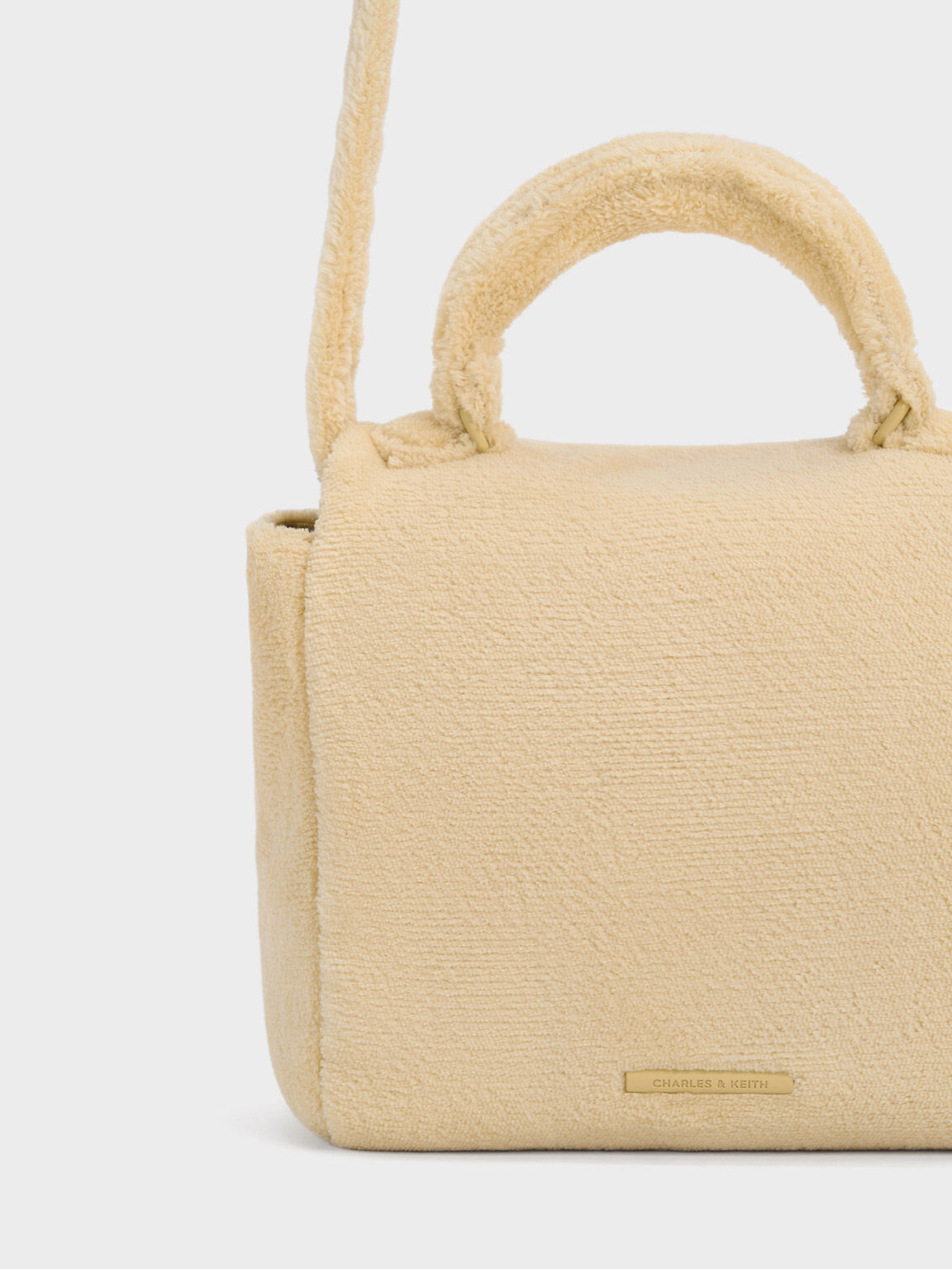 Charles and keith textured tote 2024 bag