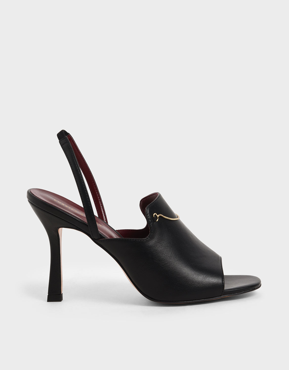 black slingback heels