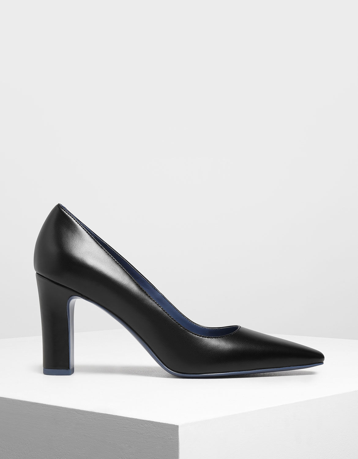 black formal heel