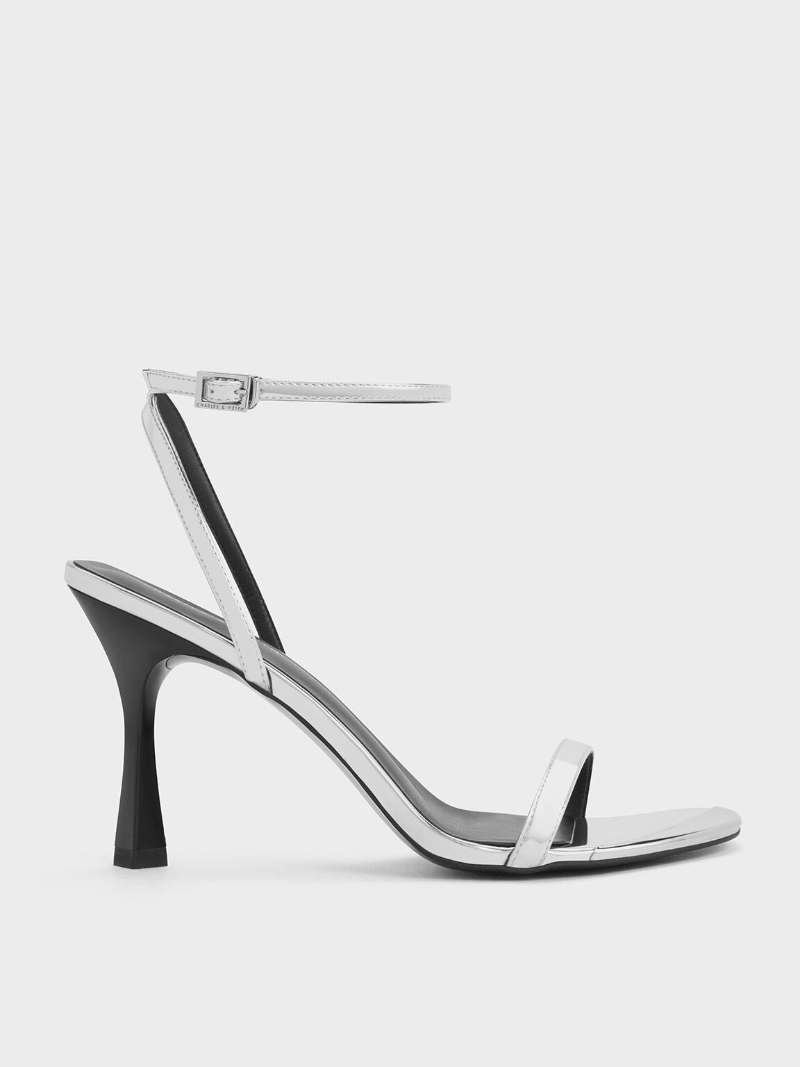 Next silver 2025 strappy shoes