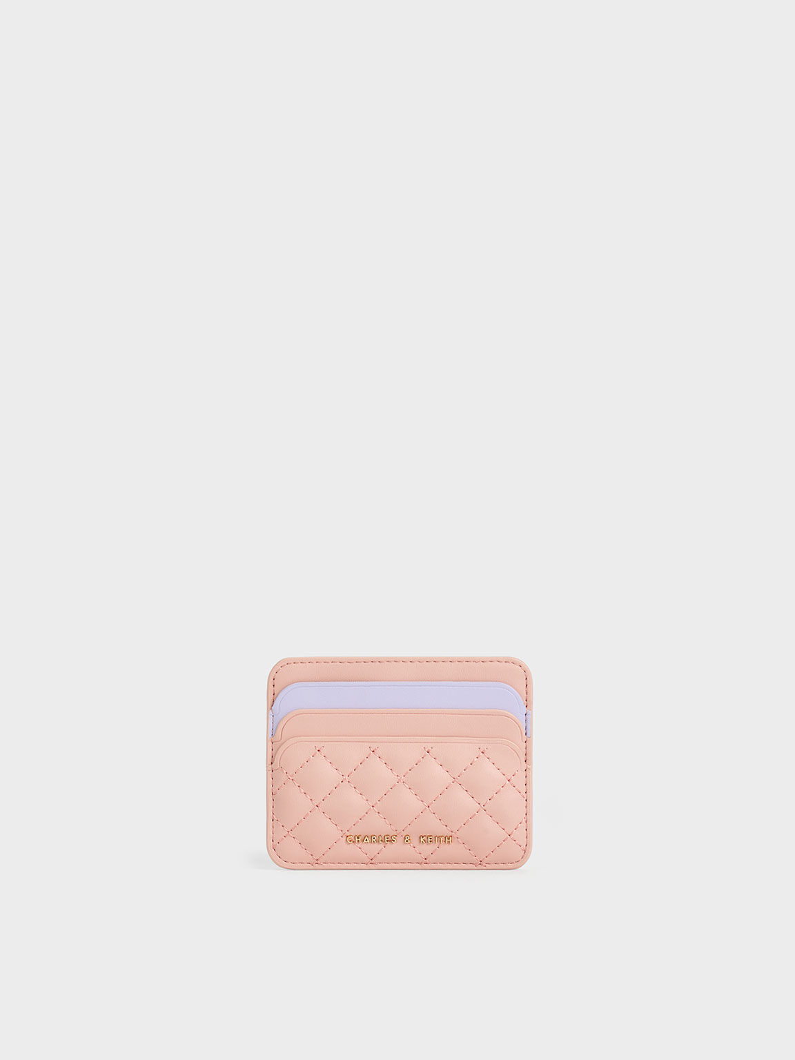 Pink Braided Strap Card Holder - CHARLES & KEITH US