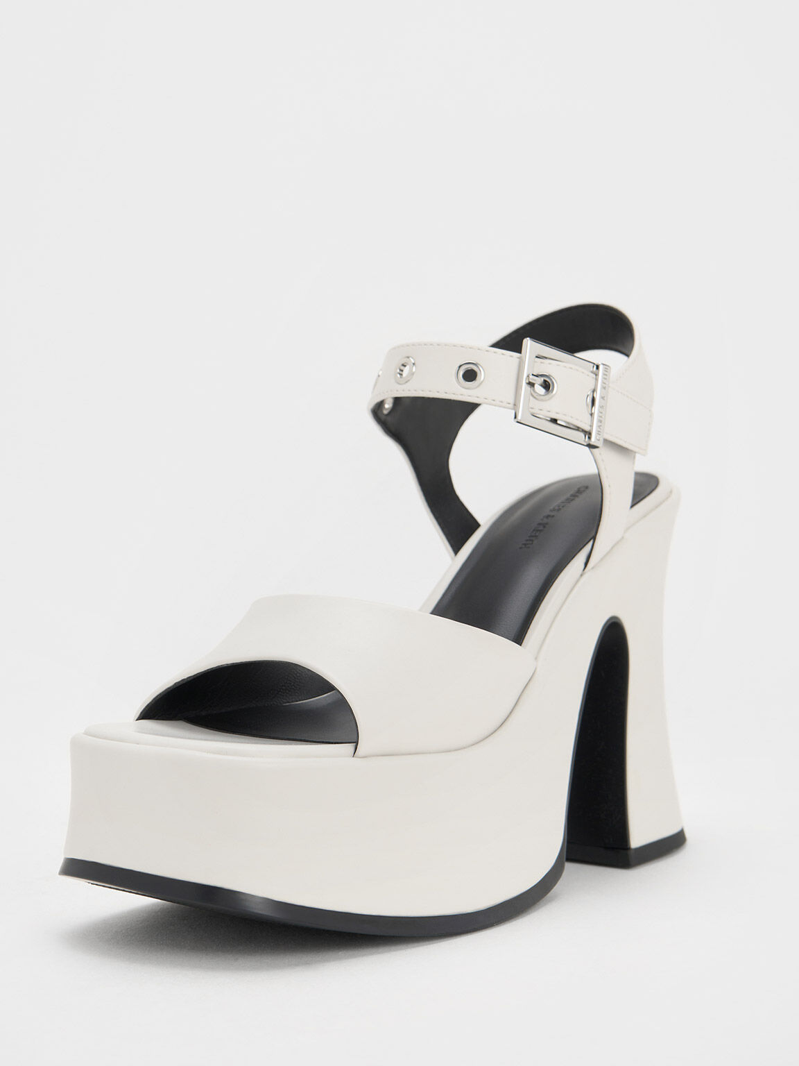 Cheap white sale platform heels