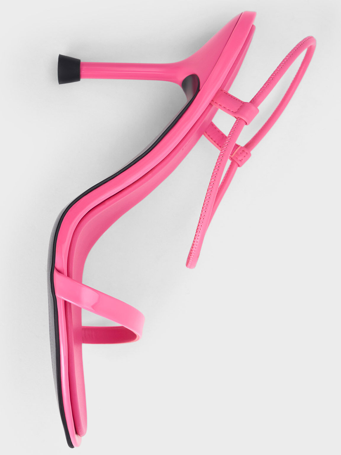 Stiletto-Heel Ankle-Strap Pumps, Pink, hi-res