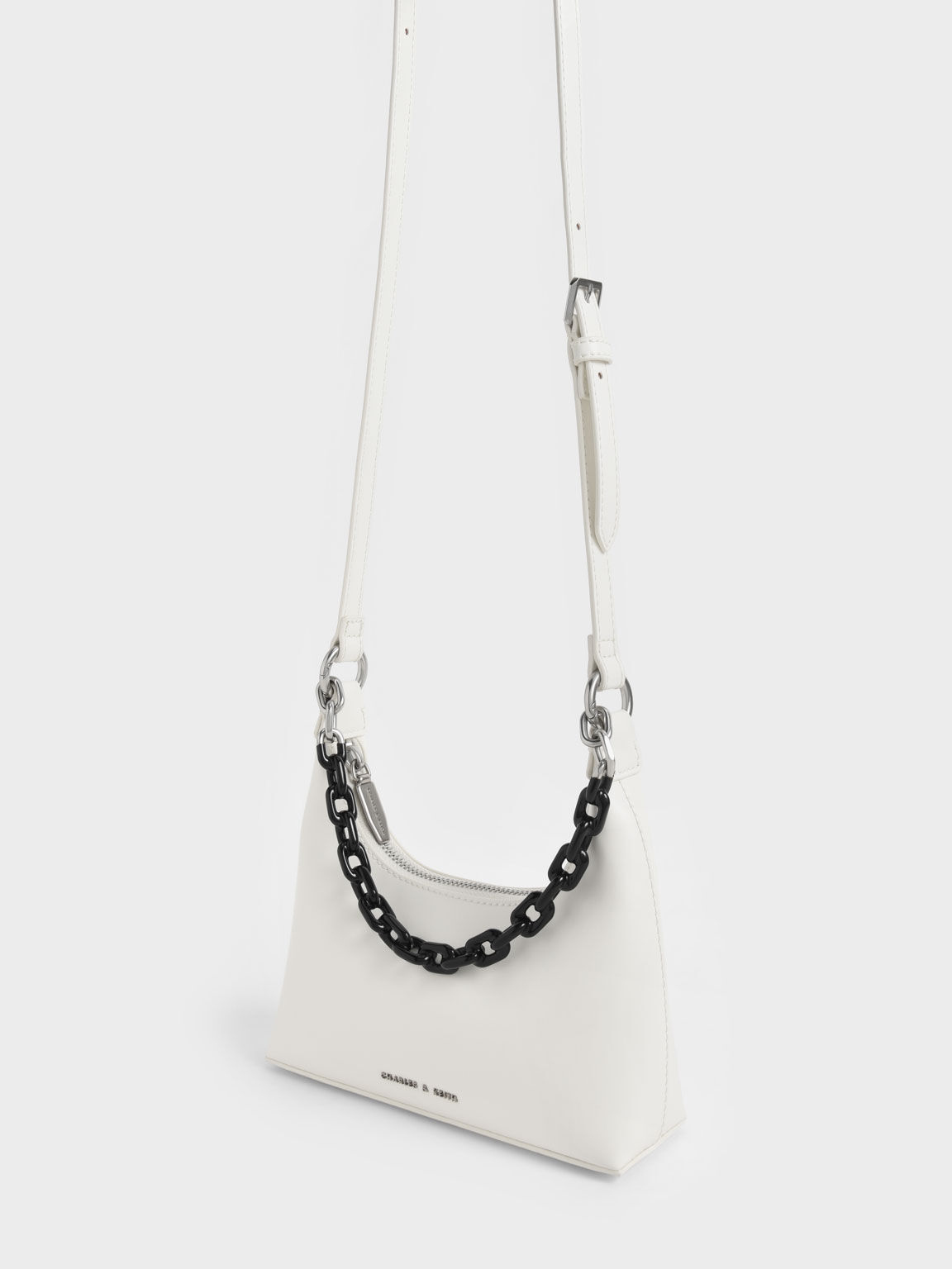 Charles & Keith Women's Koi Chain Handle Shoulder Bag