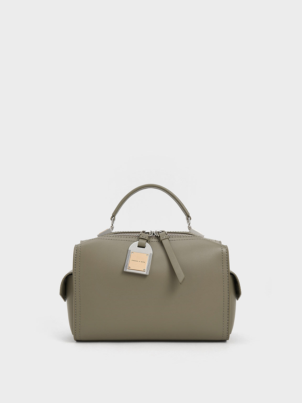 Vintage Bally Bag, Shoulder Crossbody Top Handle Bag, Green Color
