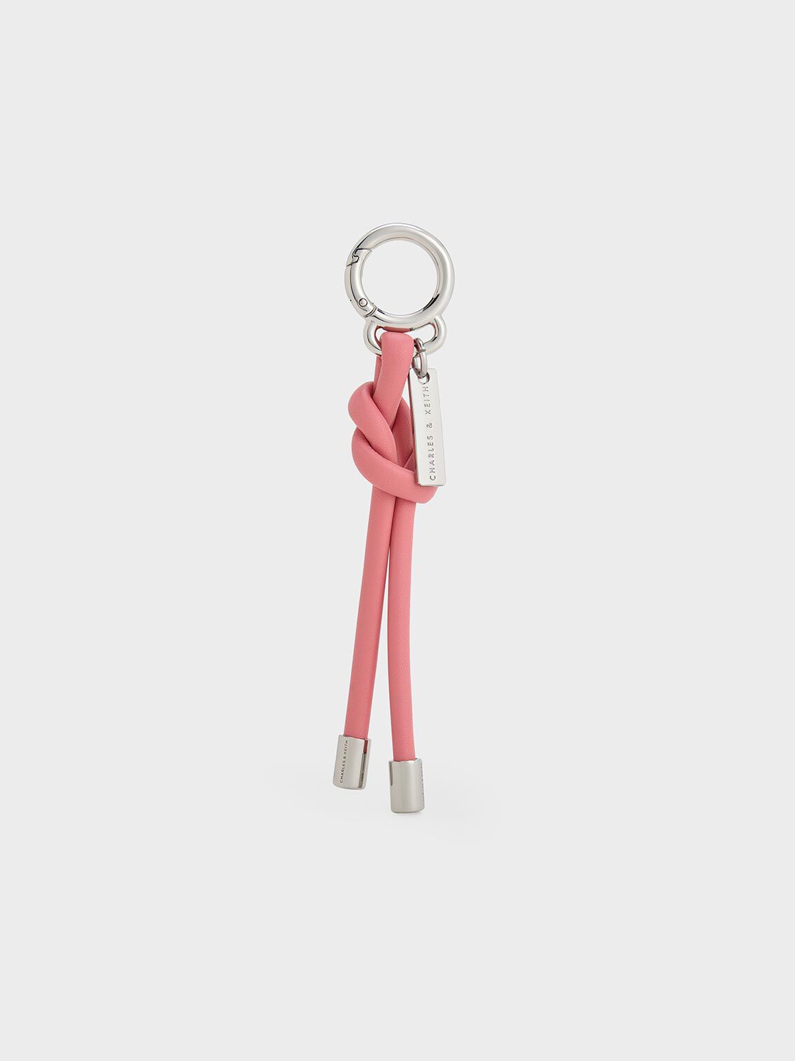 Knotted Rope Charm, Pink, hi-res