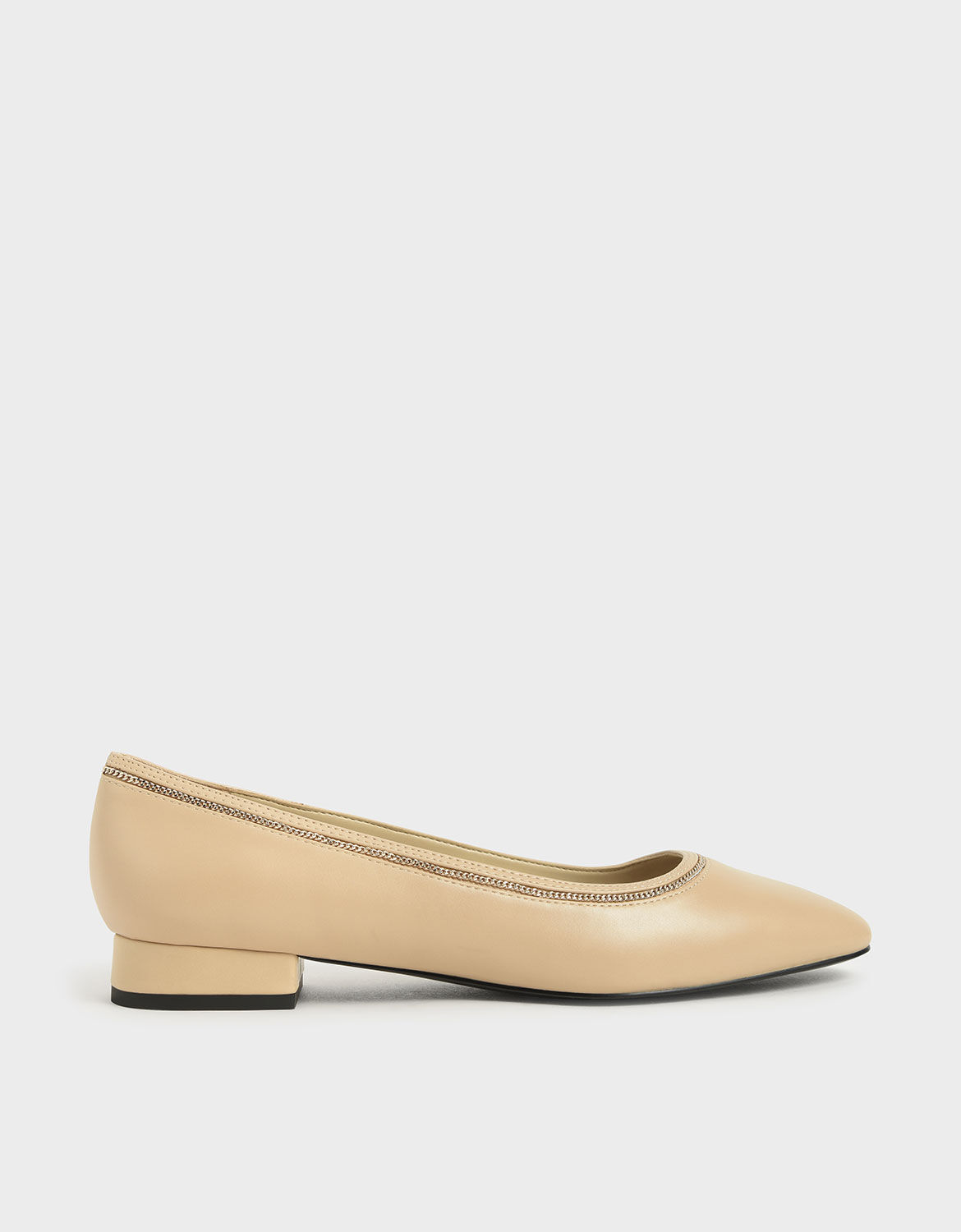 beige flats cheap