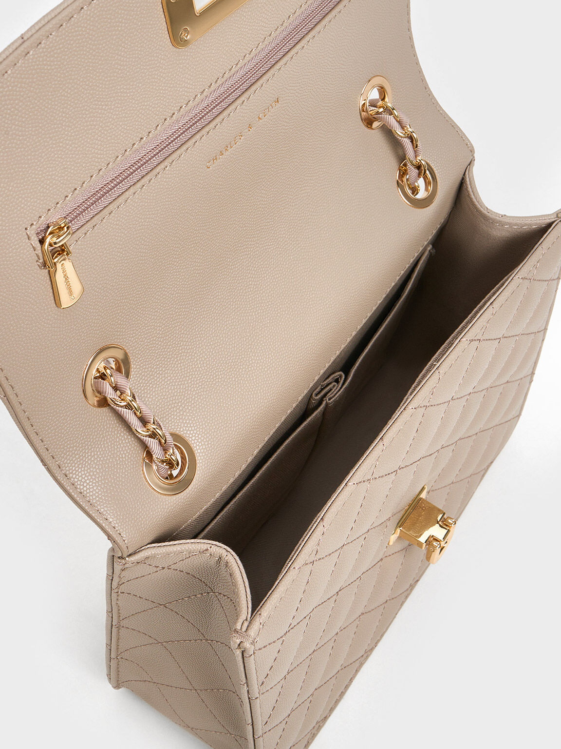 Chic Taupe Handbag - Vegan Leather Handbag - Structured Bag - Lulus