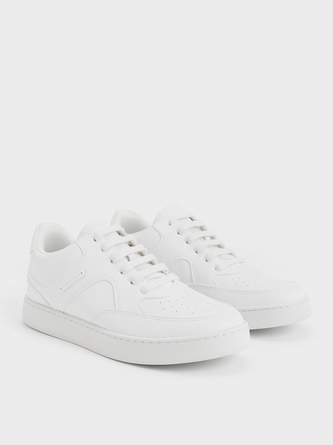 All white sale leather sneakers mens