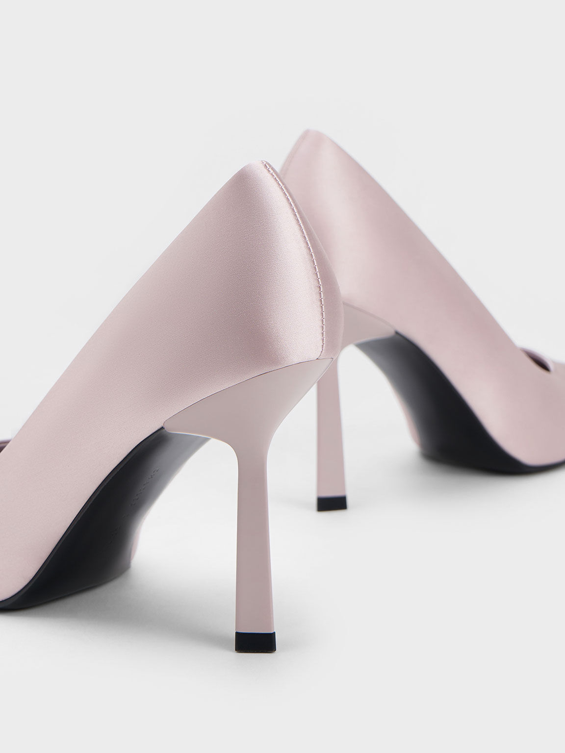 ASOS DESIGN Sparkle embellished mid heeled shoes in lilac | ASOS