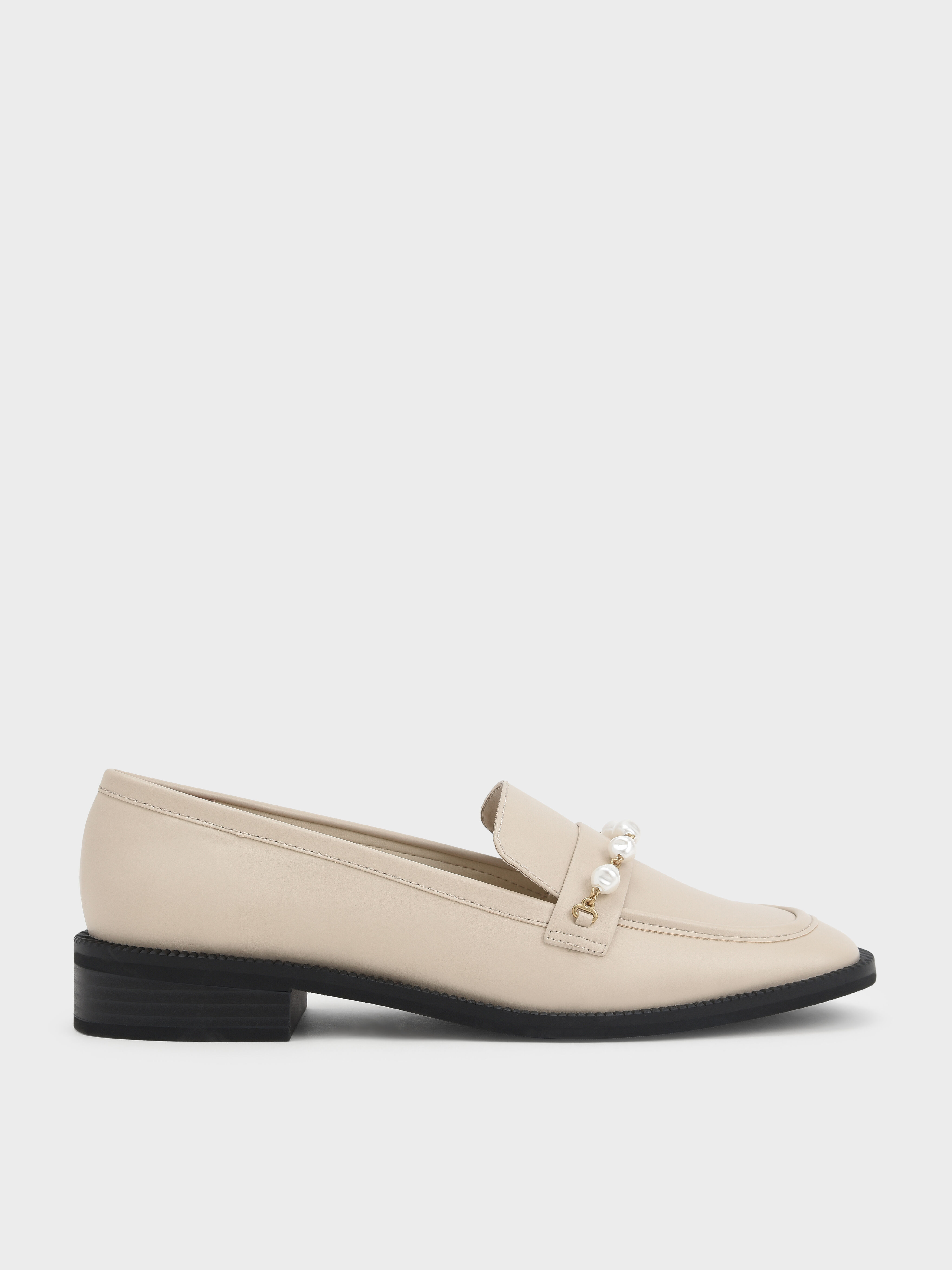 Cream loafers sales