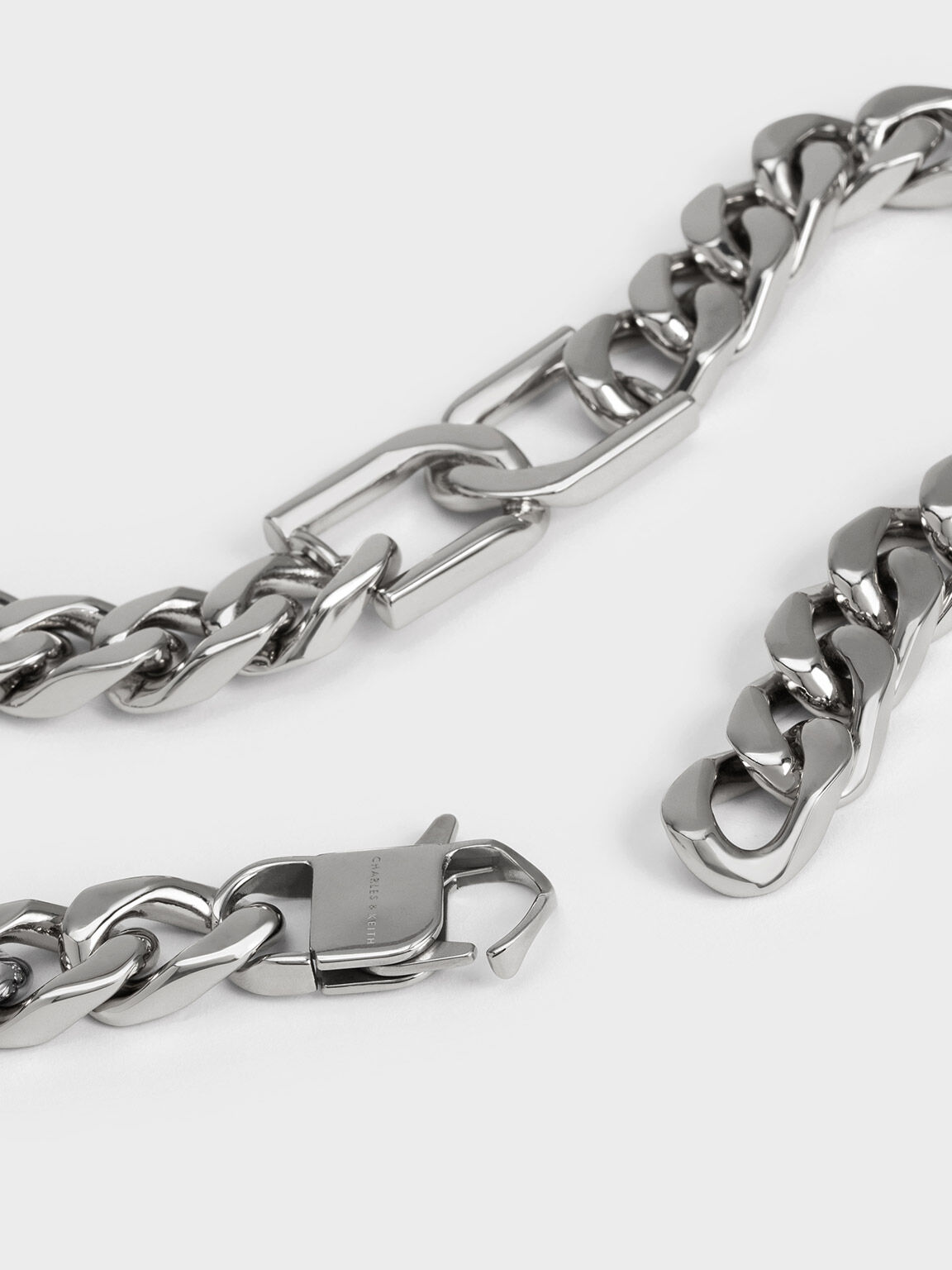 Gabine KEITH & CHARLES Necklace Silver - Choker US Chain-Link