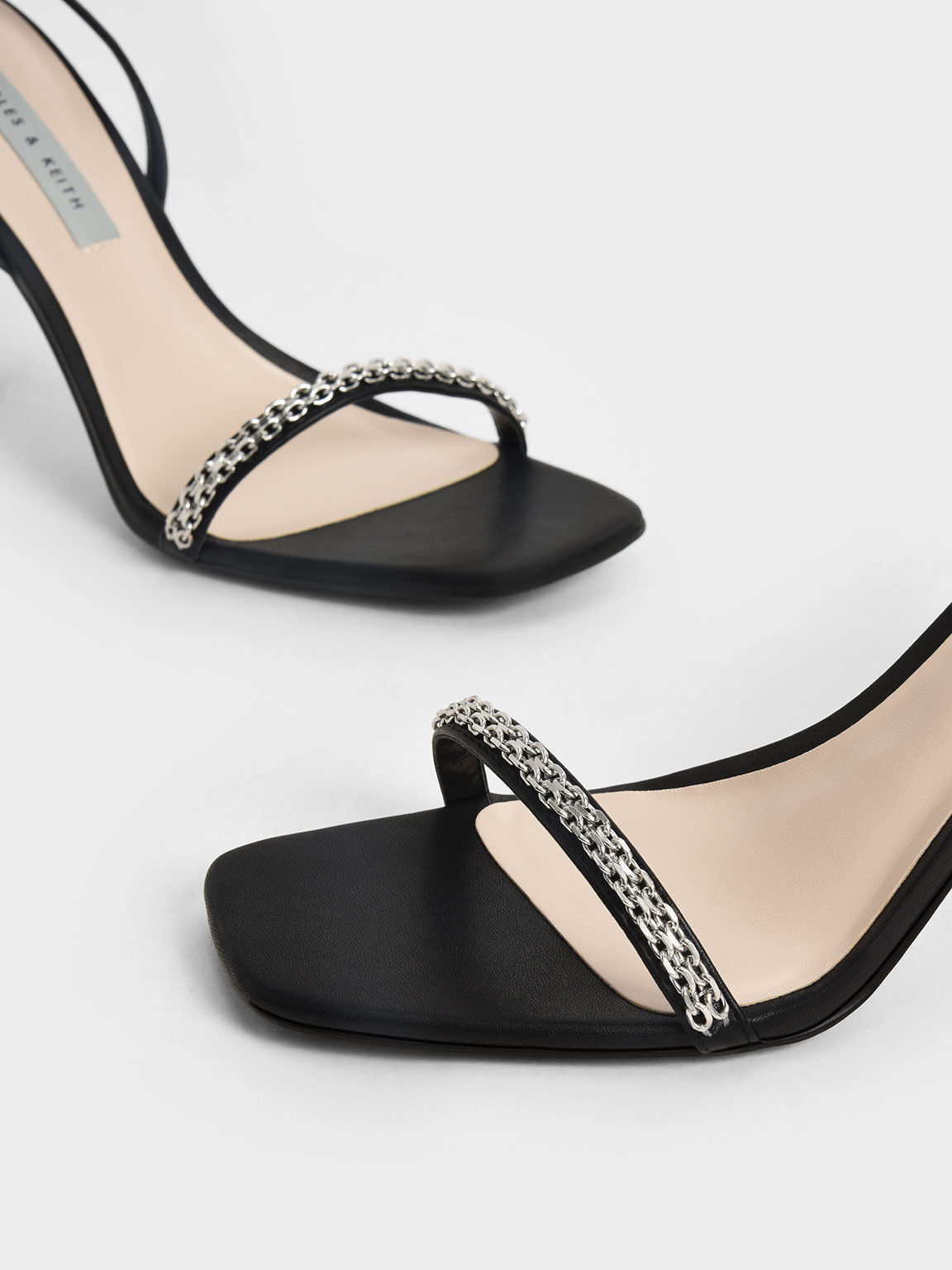 Buy Charles & Keith Black Crossover Ankle Strap Sandals for Women Online @  Tata CLiQ Luxury