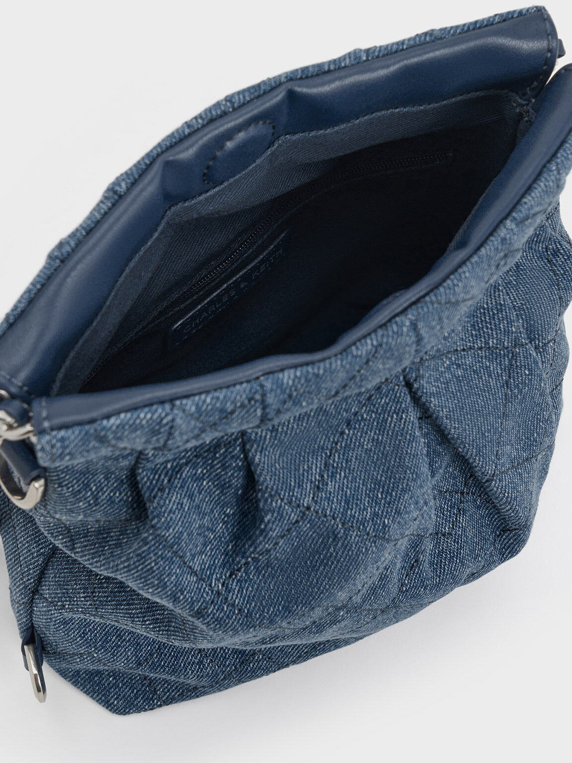 Duo Denim Chain-Handle Two-Way Backpack, Denim Blue, hi-res