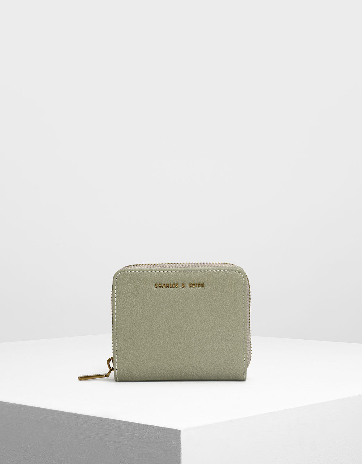 Shop Charles And Keith Mini Short Wallet online