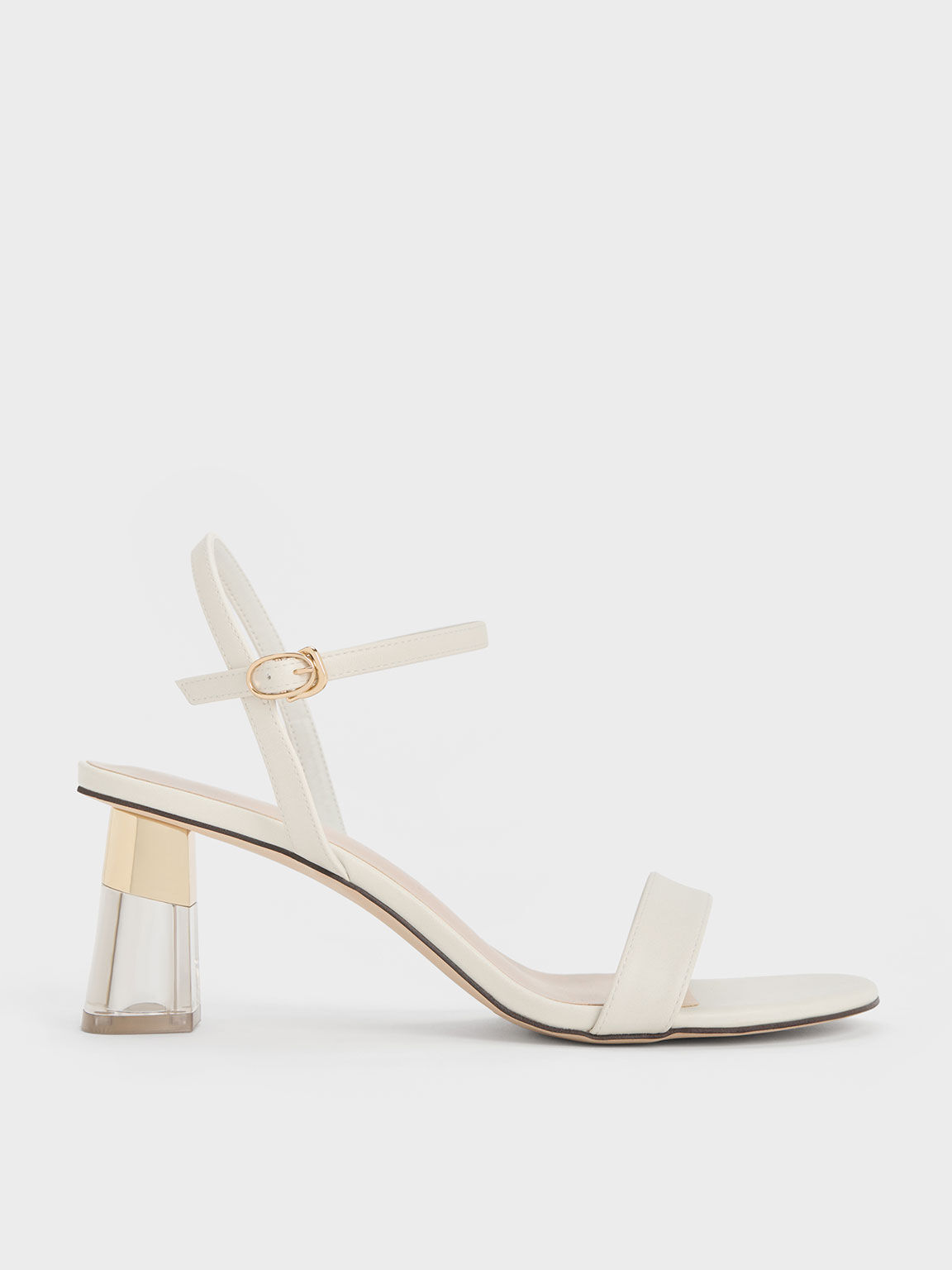 Clear stiletto sale sandals