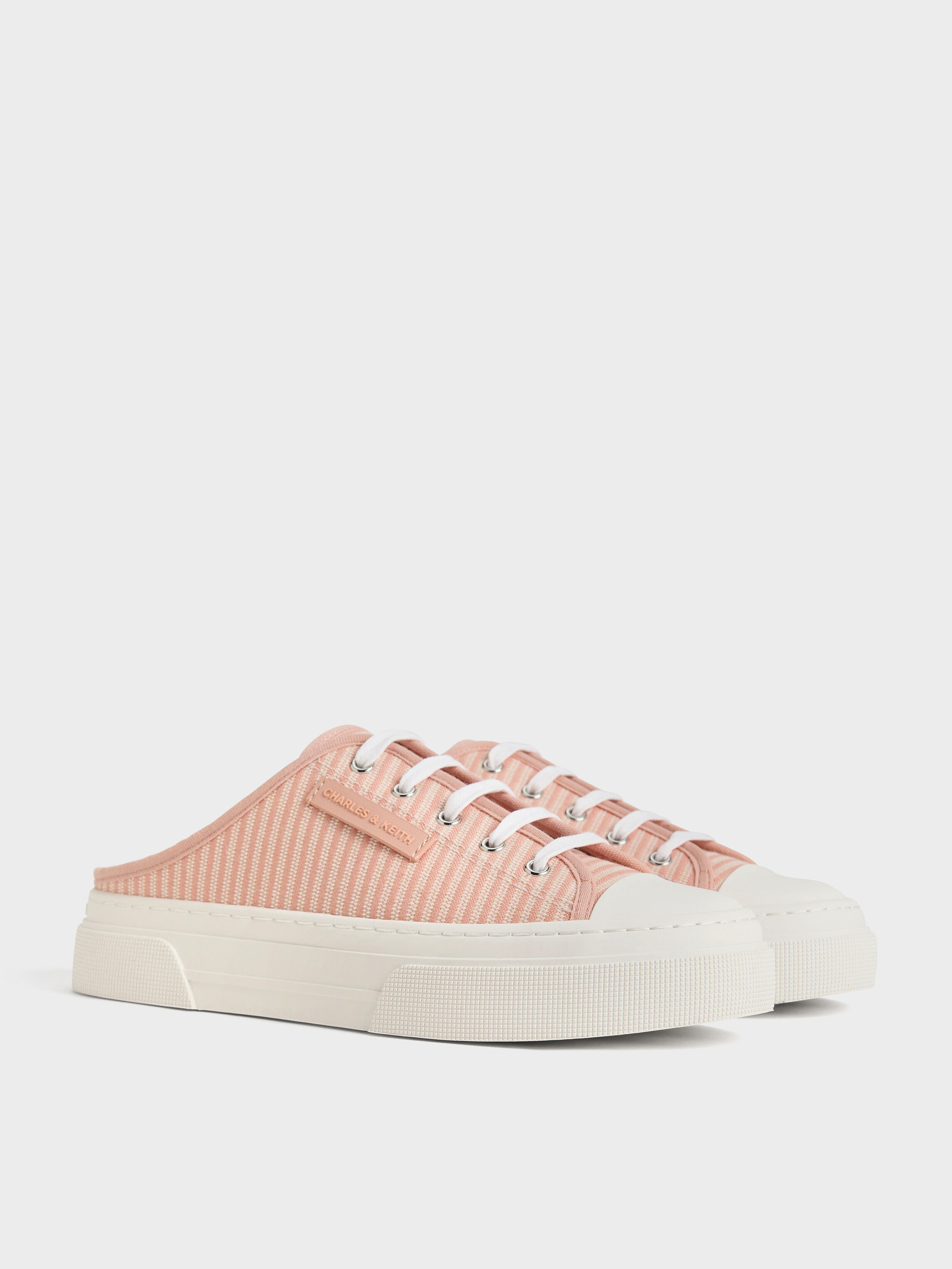 Kay Striped Slip-On Sneakers, Pink, hi-res