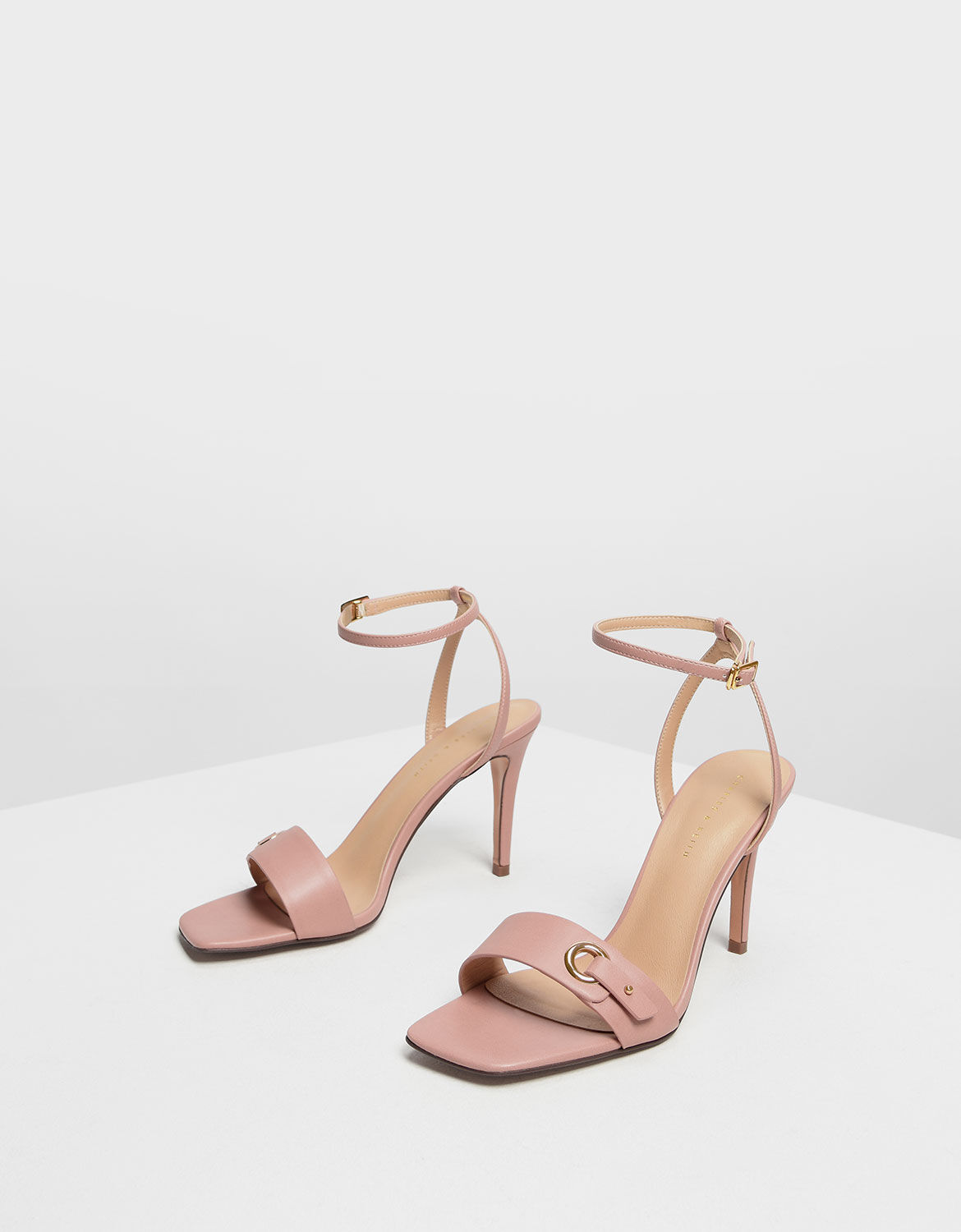 blush gold heels