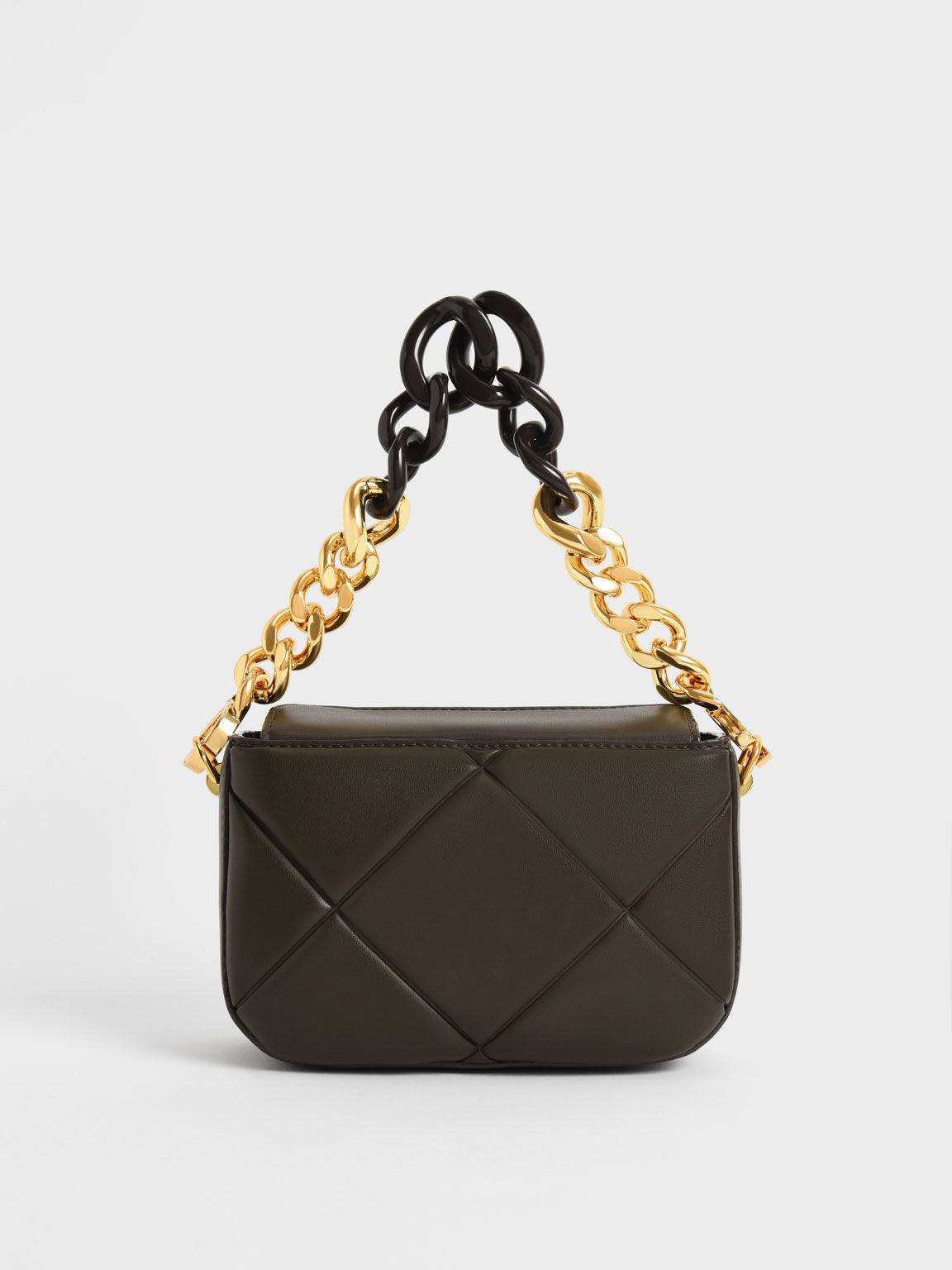Charles & Keith Chunky Chain Bag  Chain bag outfit, Chain bags, Bags