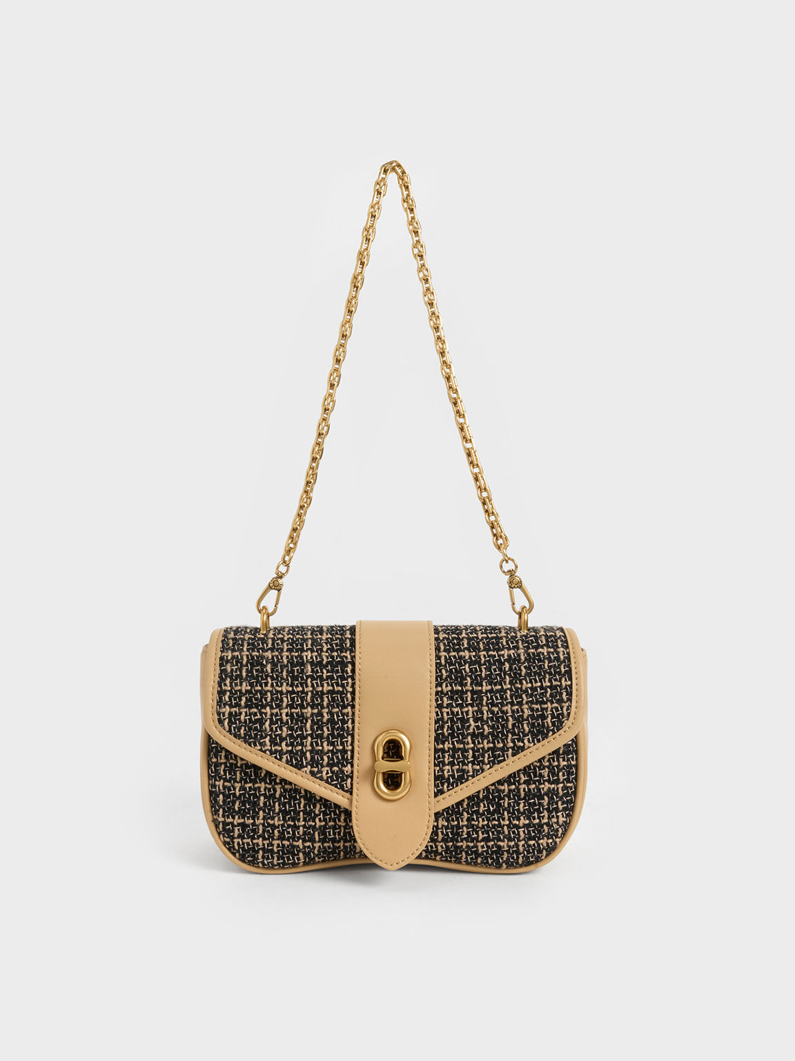 Cloth handbag Calvin Klein Brown in Cloth - 39932499
