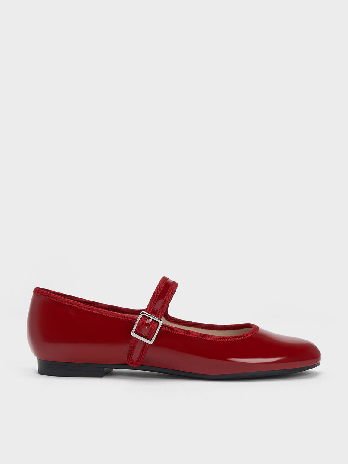 Mary Jane leather flats