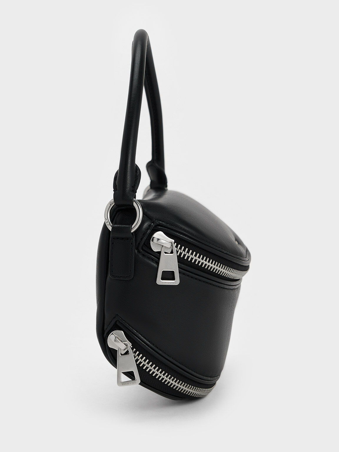 Saskia Multi-Zip Crossbody Bag - Noir