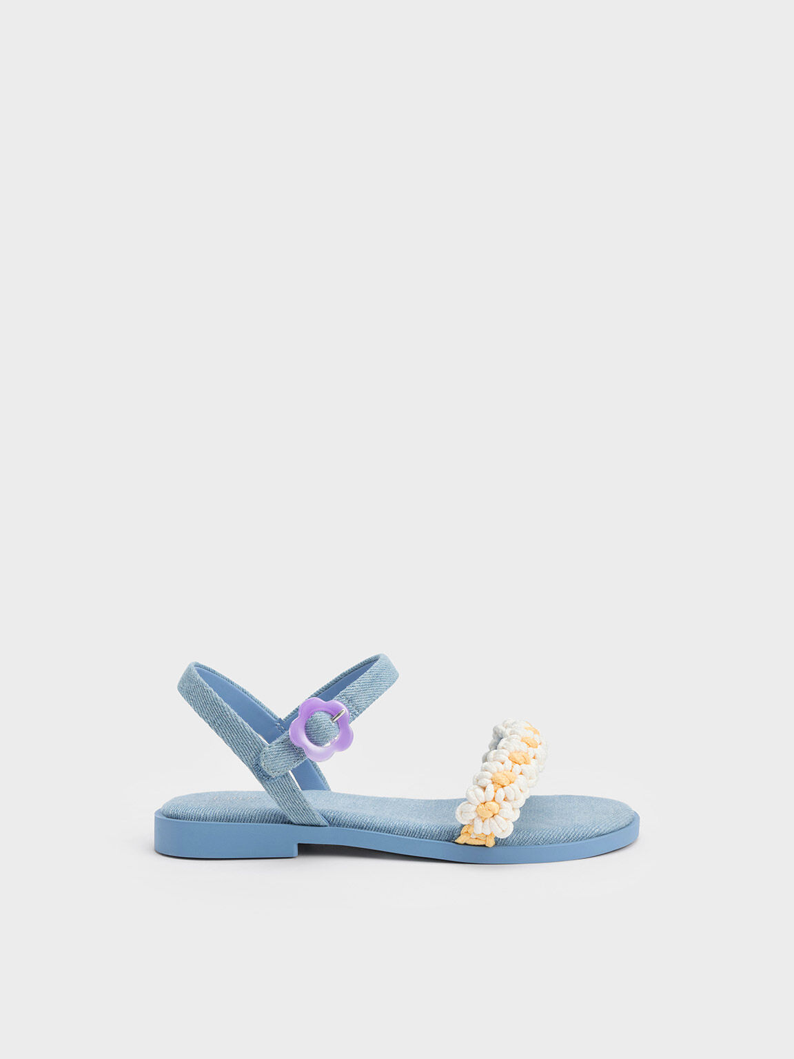 Project Cece | Viviana Denim Blue Denim Sandals
